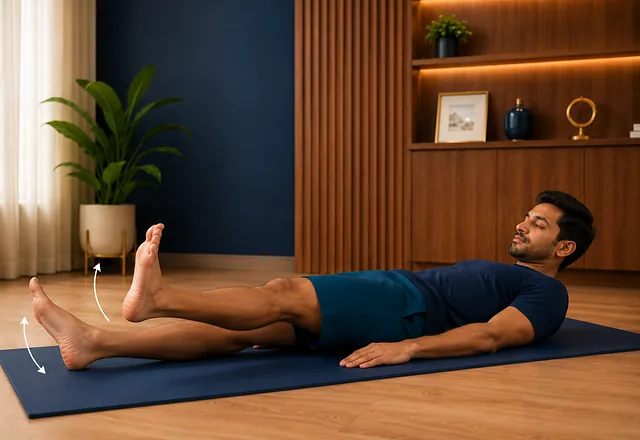 Ankle pump exercise for ankle pain and ankle sprain recovery