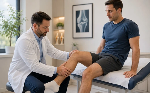 Clinical stability test for ACL injury