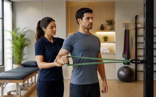 Rotator cuff strengthening exercise