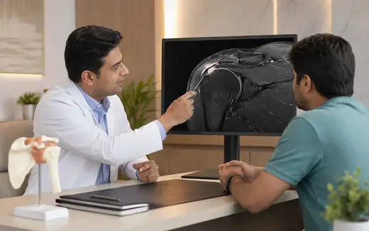 MRI explanation for rotator cuff tear