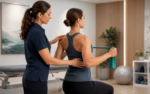 Scapular stabilisation exercise for impingement