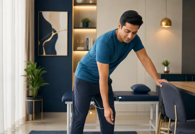 Pendulum shoulder exercise for shoulder pain relief