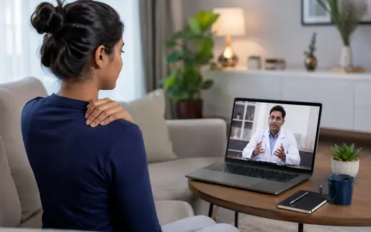 Video consultation for rotator cuff tear in Chennai