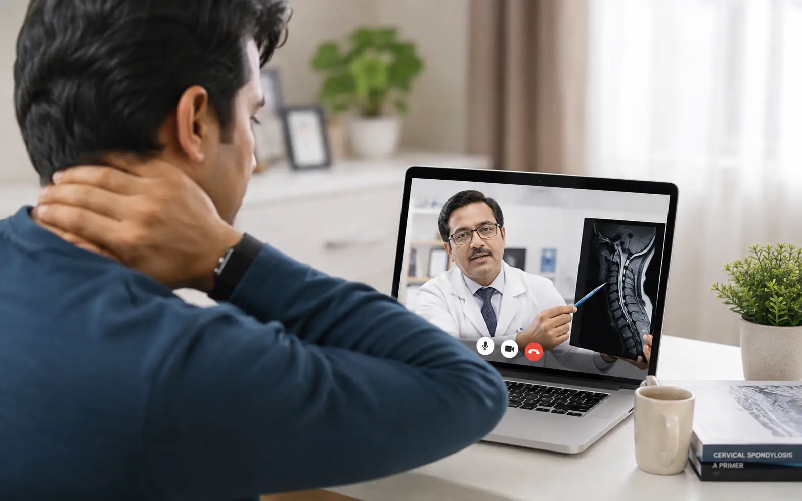 Video consultation for nerve pain and MRI review with Dr Soma Sundar