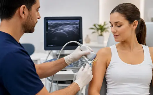 Ultrasound guided PRP or shoulder injection for rotator cuff pain